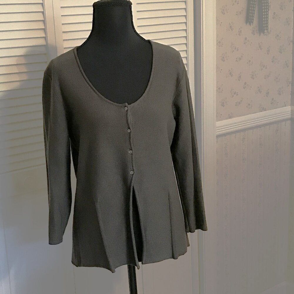 Banana Republic Olive Green Knit Sweater – Size M